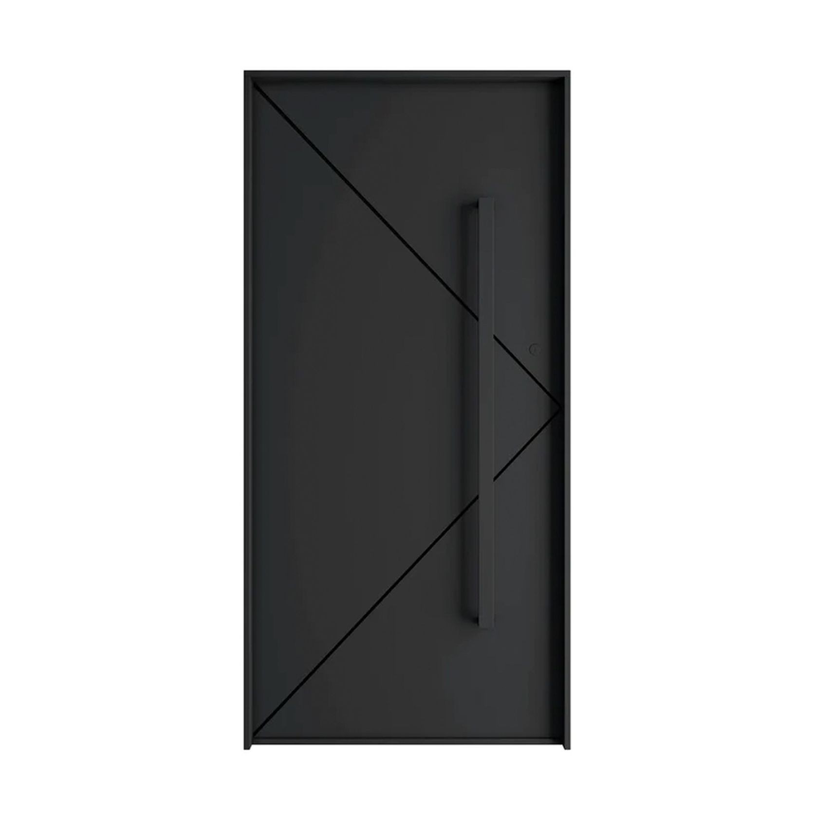 Iron Pivot Entry Doors - Galvanised gallery detail image
