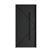 Iron Pivot Entry Doors - Galvanised gallery detail image