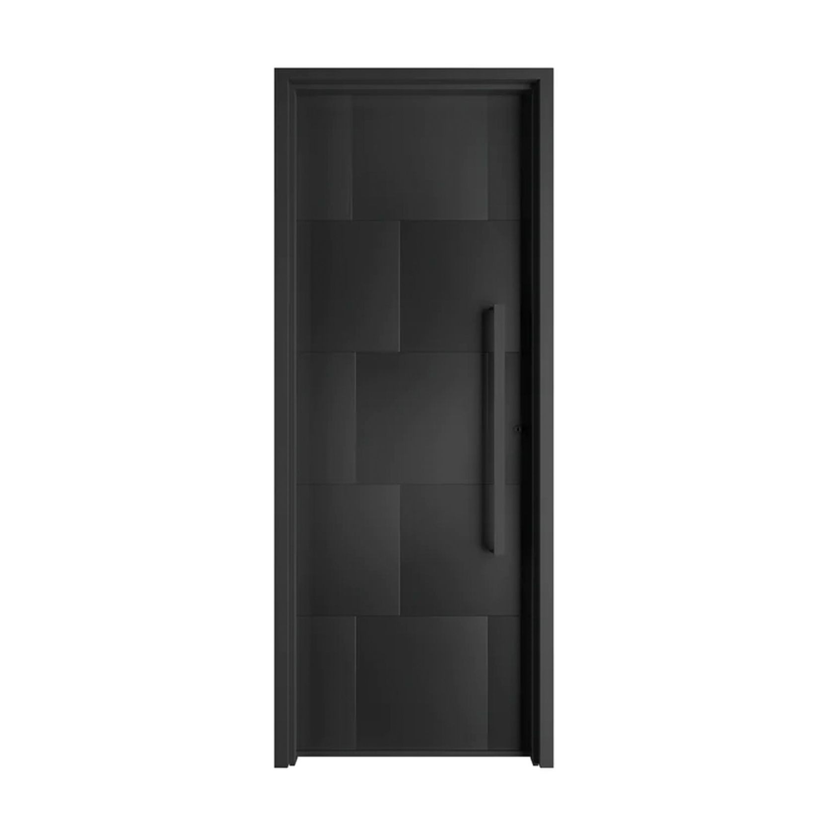 Iron Pivot Entry Doors - Galvanised gallery detail image