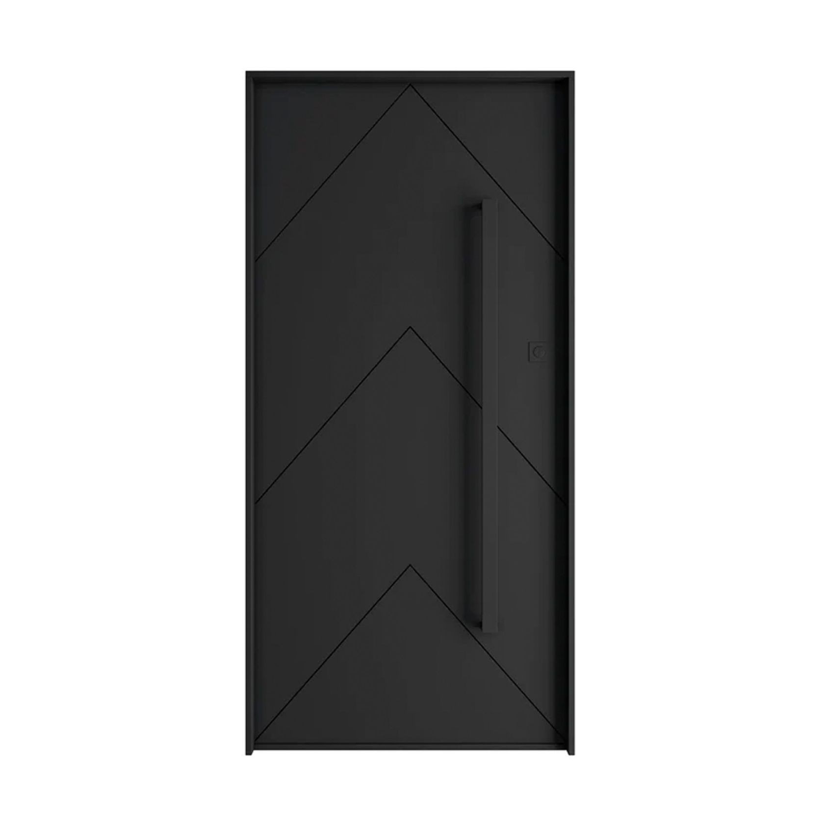 Iron Pivot Entry Doors - Galvanised gallery detail image
