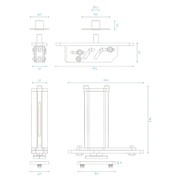 FritsJurgens System 3 Fully Sprung Concealed Pivot gallery detail image