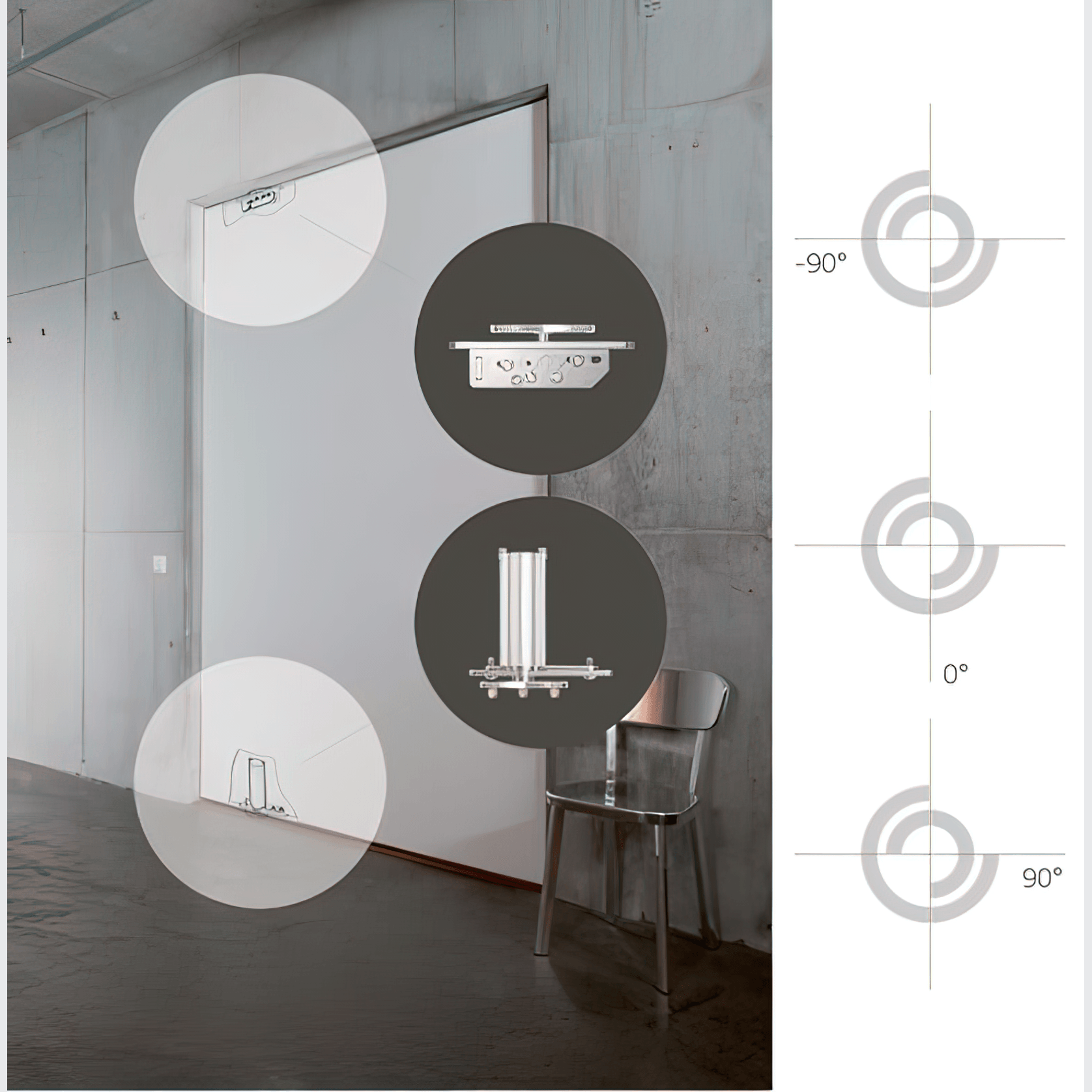 FritsJurgens System 3 Fully Sprung Concealed Pivot gallery detail image