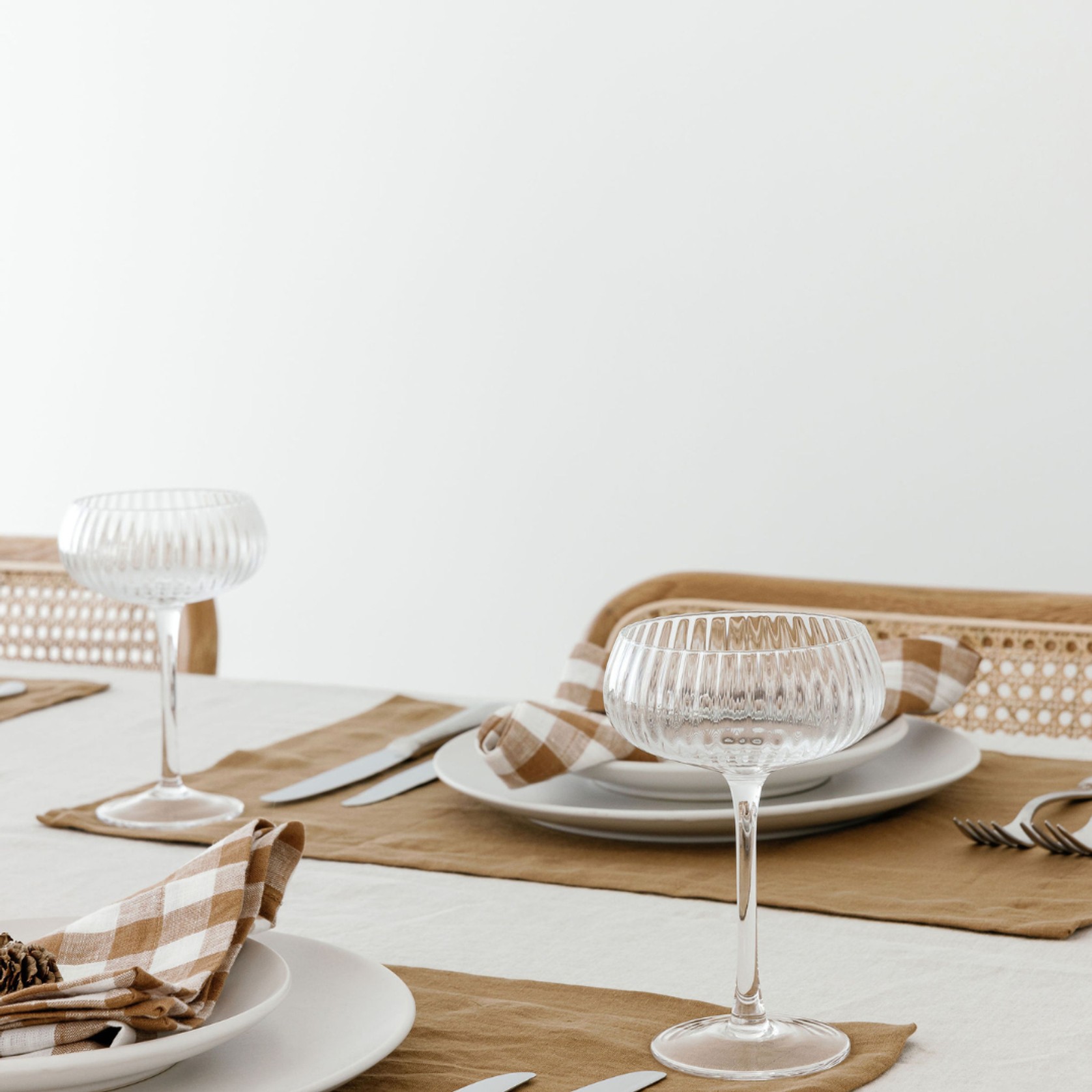 100% French Flax Linen Placemat Set 4- Ginger gallery detail image