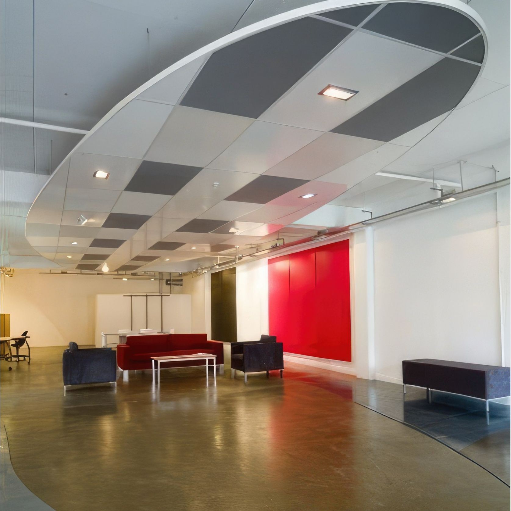 Ecotile Powder Coated Plasterboard Ceiling Tiles gallery detail image