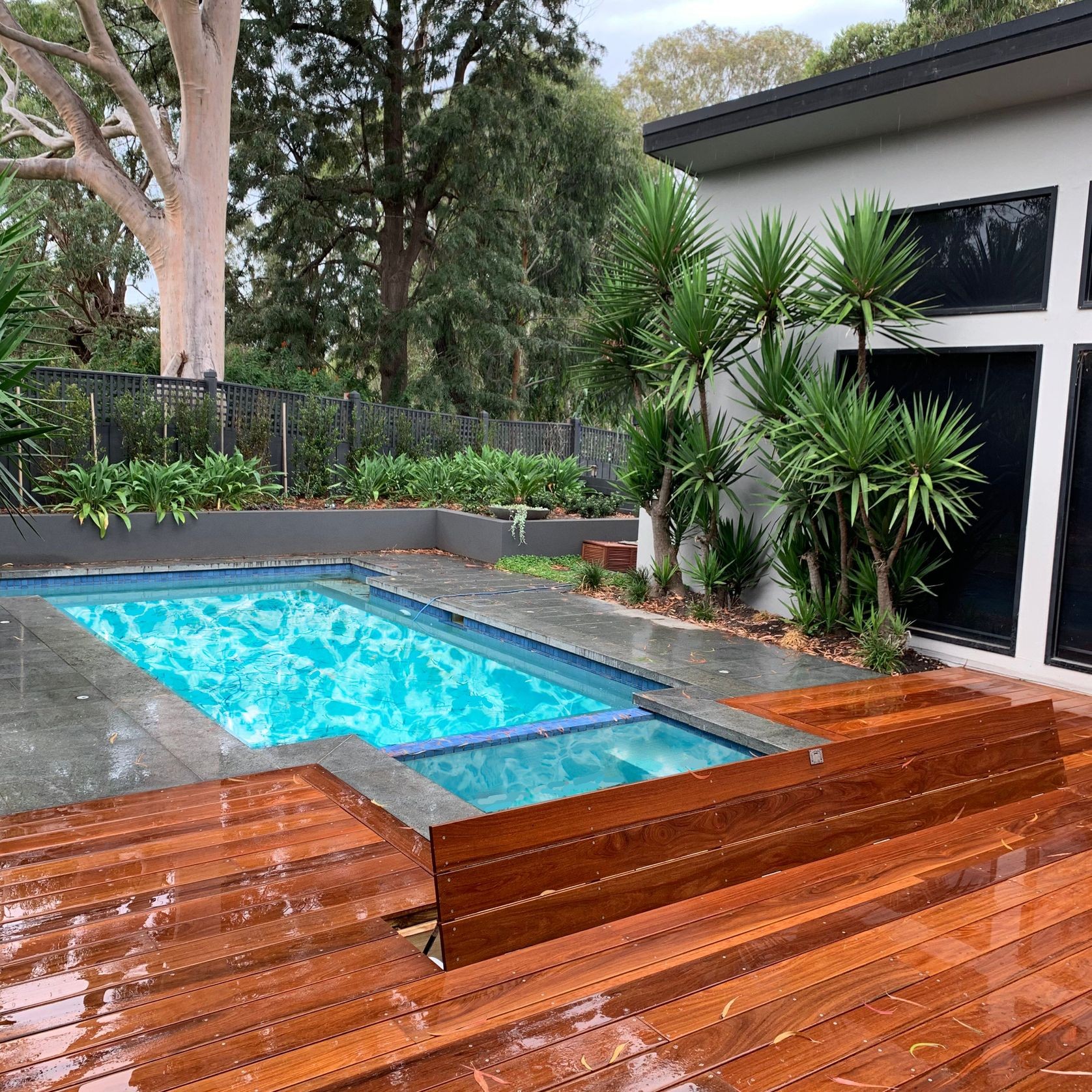 Under Deck UnderCover® Concealed Pool Cover - Powered gallery detail image
