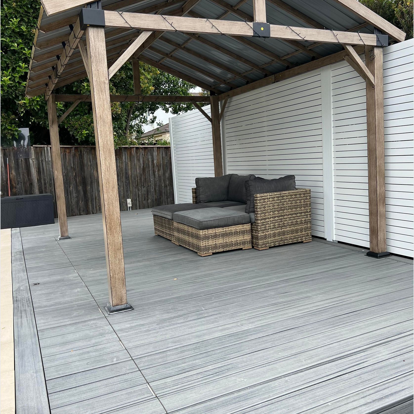 Under Deck UnderCover® Concealed Pool Cover - Powered gallery detail image