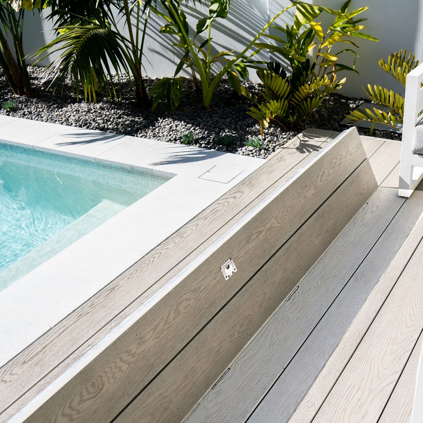 Under Deck UnderCover® Concealed Pool Cover - Powered gallery detail image