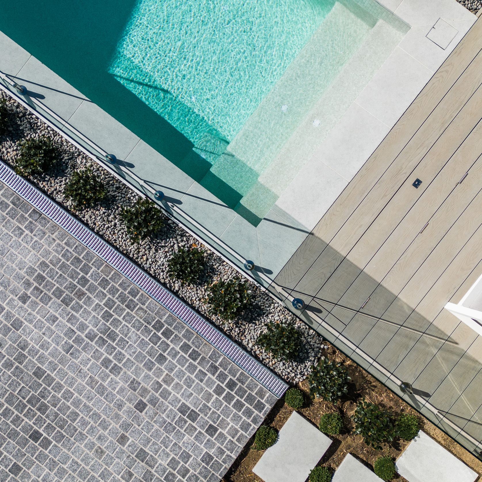 Under Deck UnderCover® Concealed Pool Cover - Powered gallery detail image