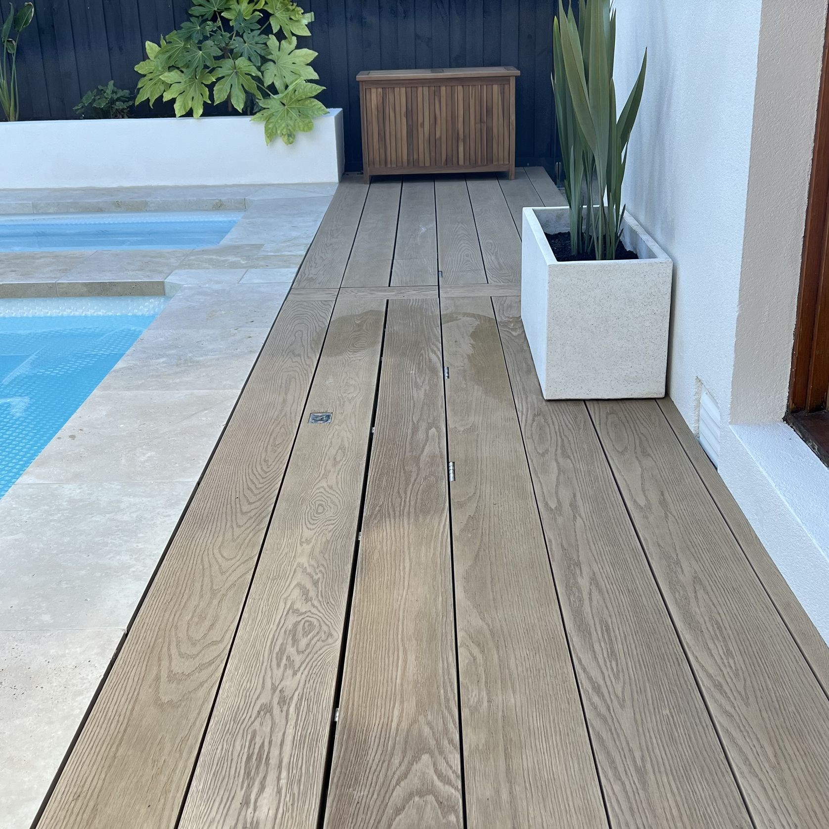 Under Deck UnderCover® Concealed Pool Cover - Manual gallery detail image