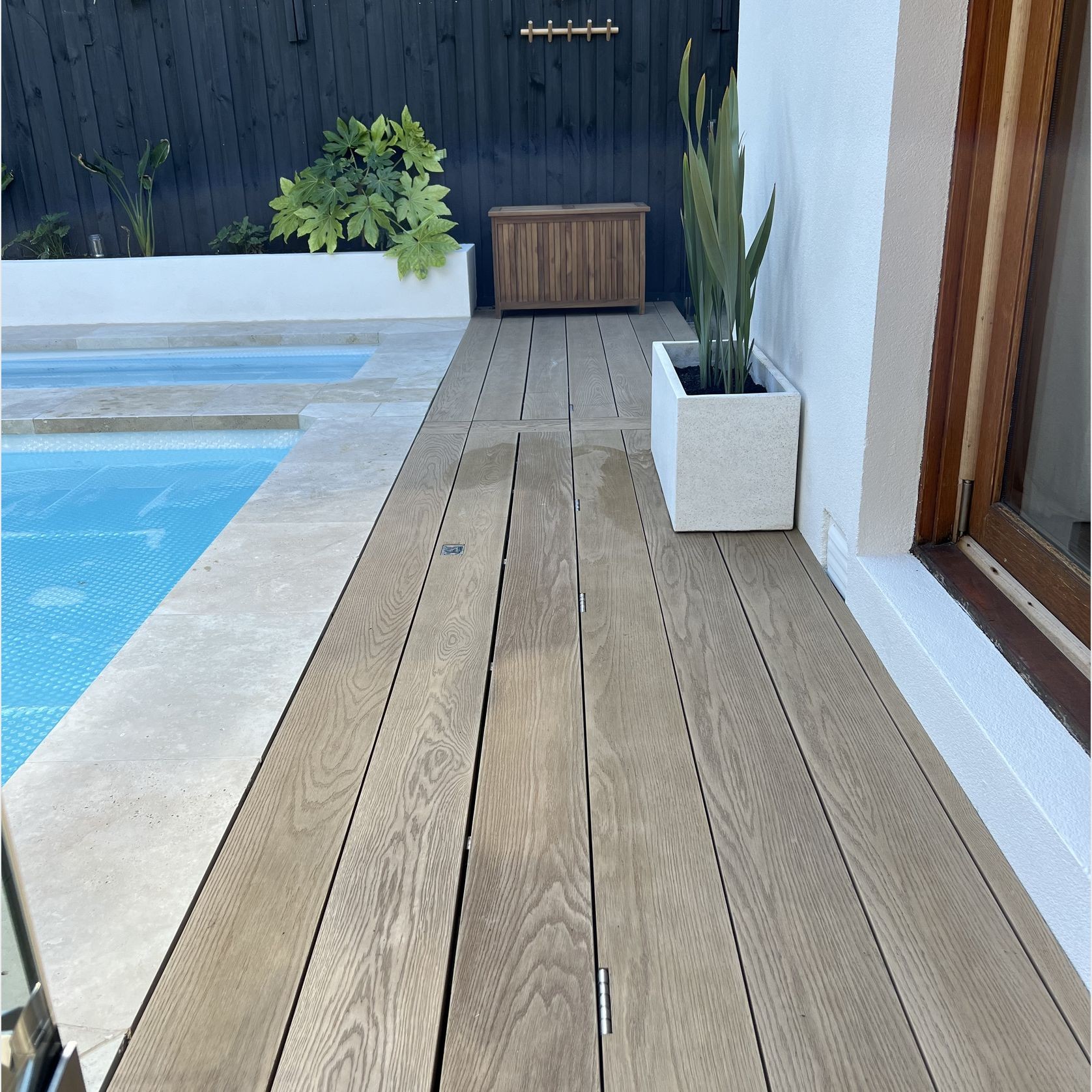 Under Deck UnderCover® Concealed Pool Cover - Manual gallery detail image