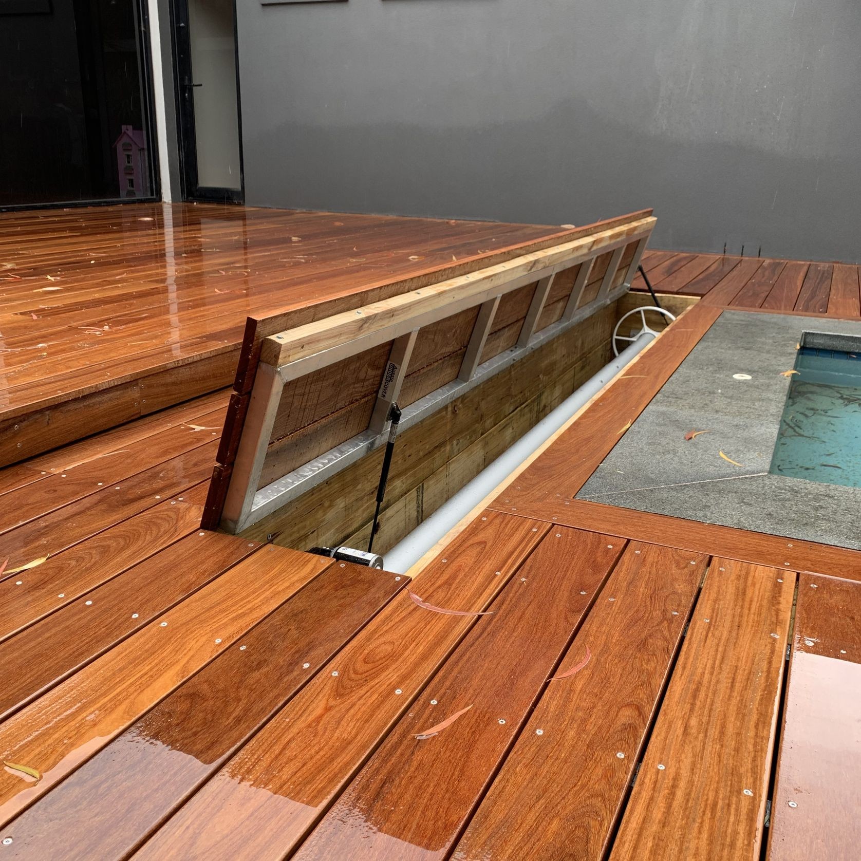 Under Deck UnderCover® Concealed Pool Cover - Manual gallery detail image