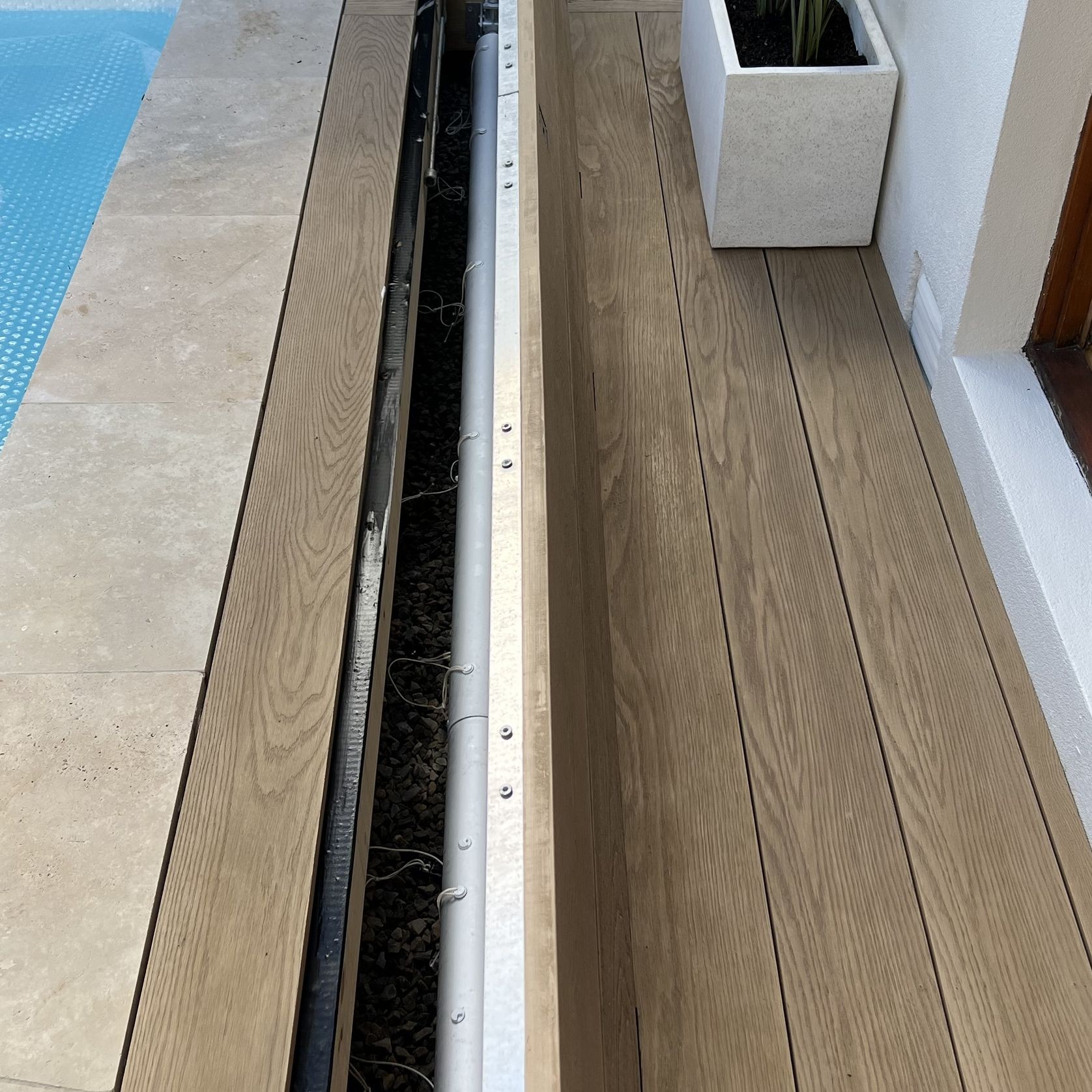 Under Deck UnderCover® Concealed Pool Cover - Powered gallery detail image