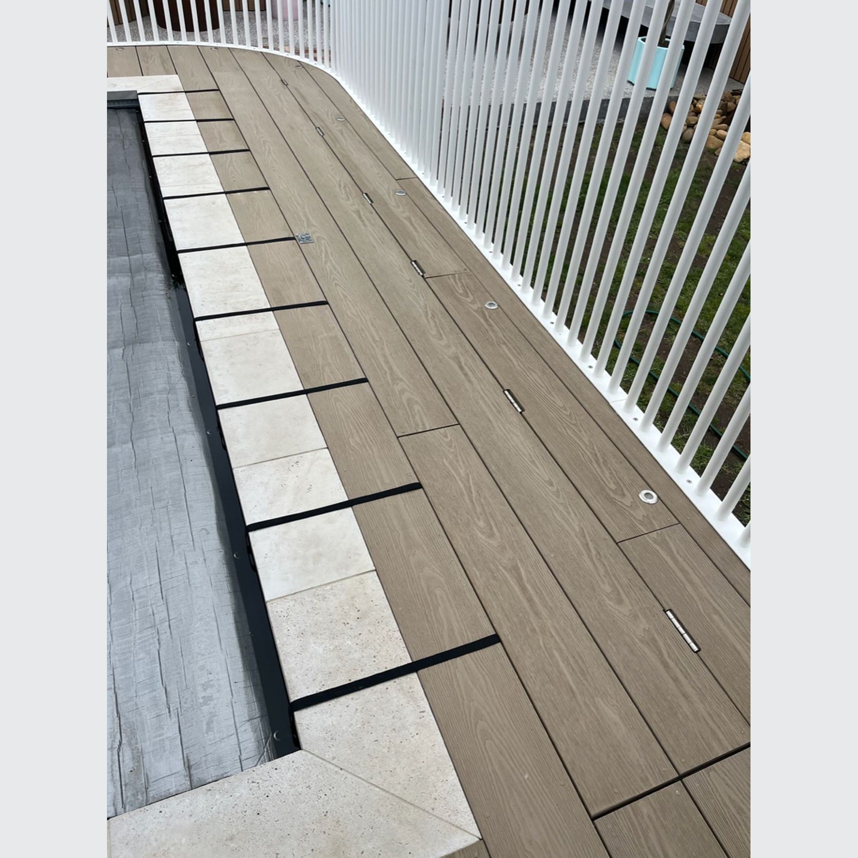 Under Deck UnderCover® Concealed Pool Cover - Powered gallery detail image