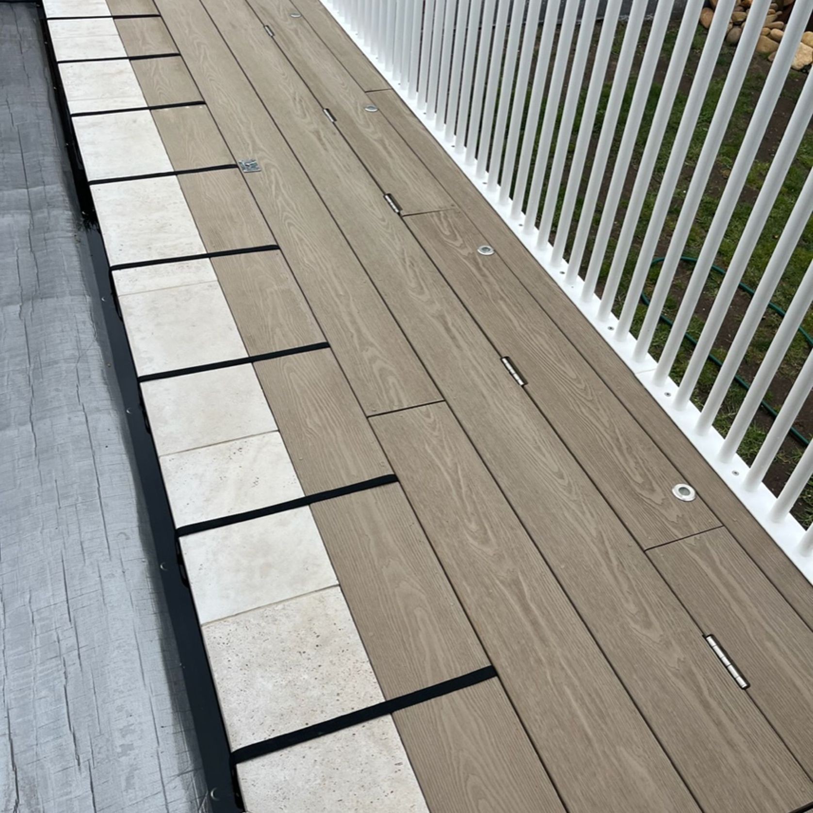Under Deck UnderCover® Concealed Pool Cover - Powered gallery detail image
