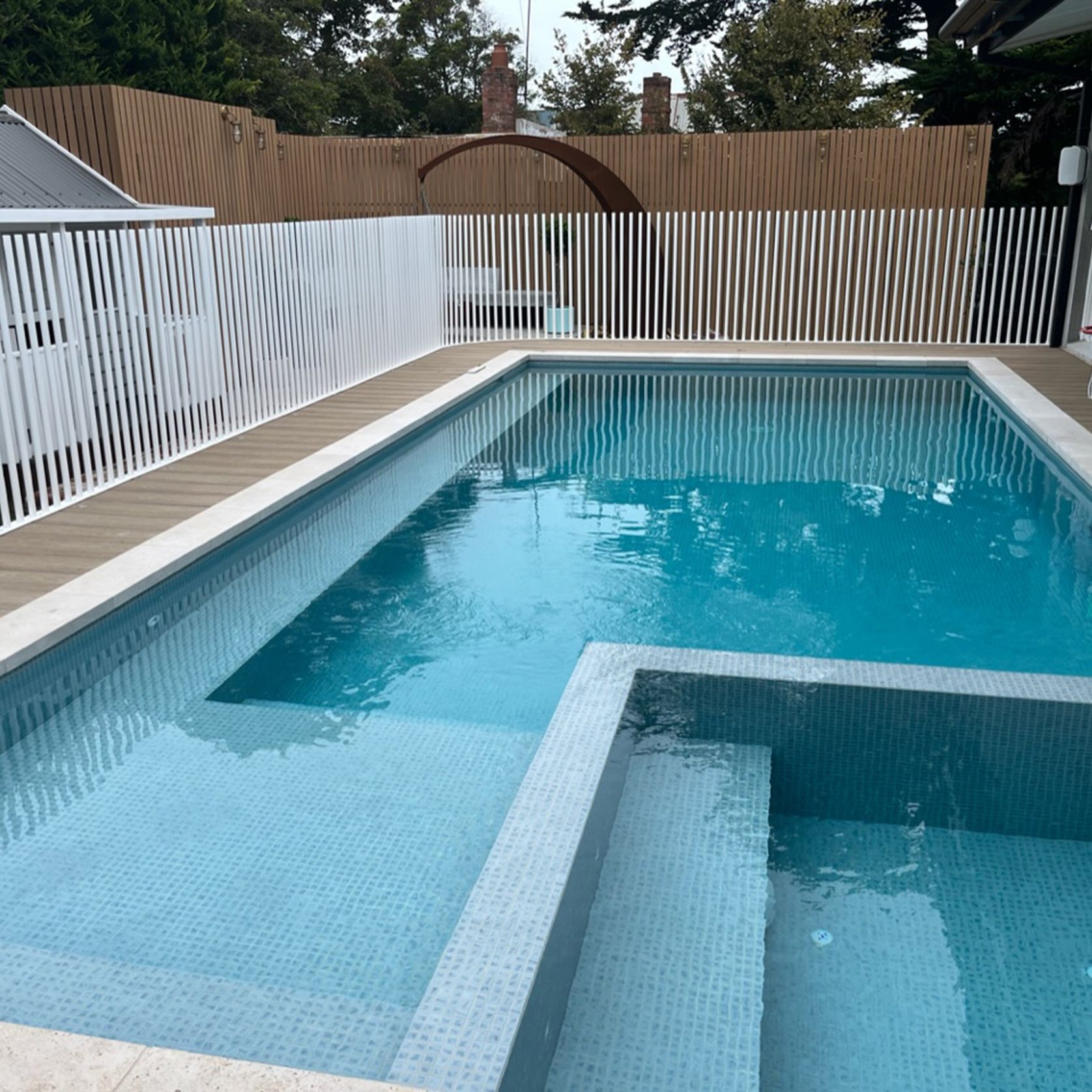 Under Deck UnderCover® Concealed Pool Cover - Powered gallery detail image