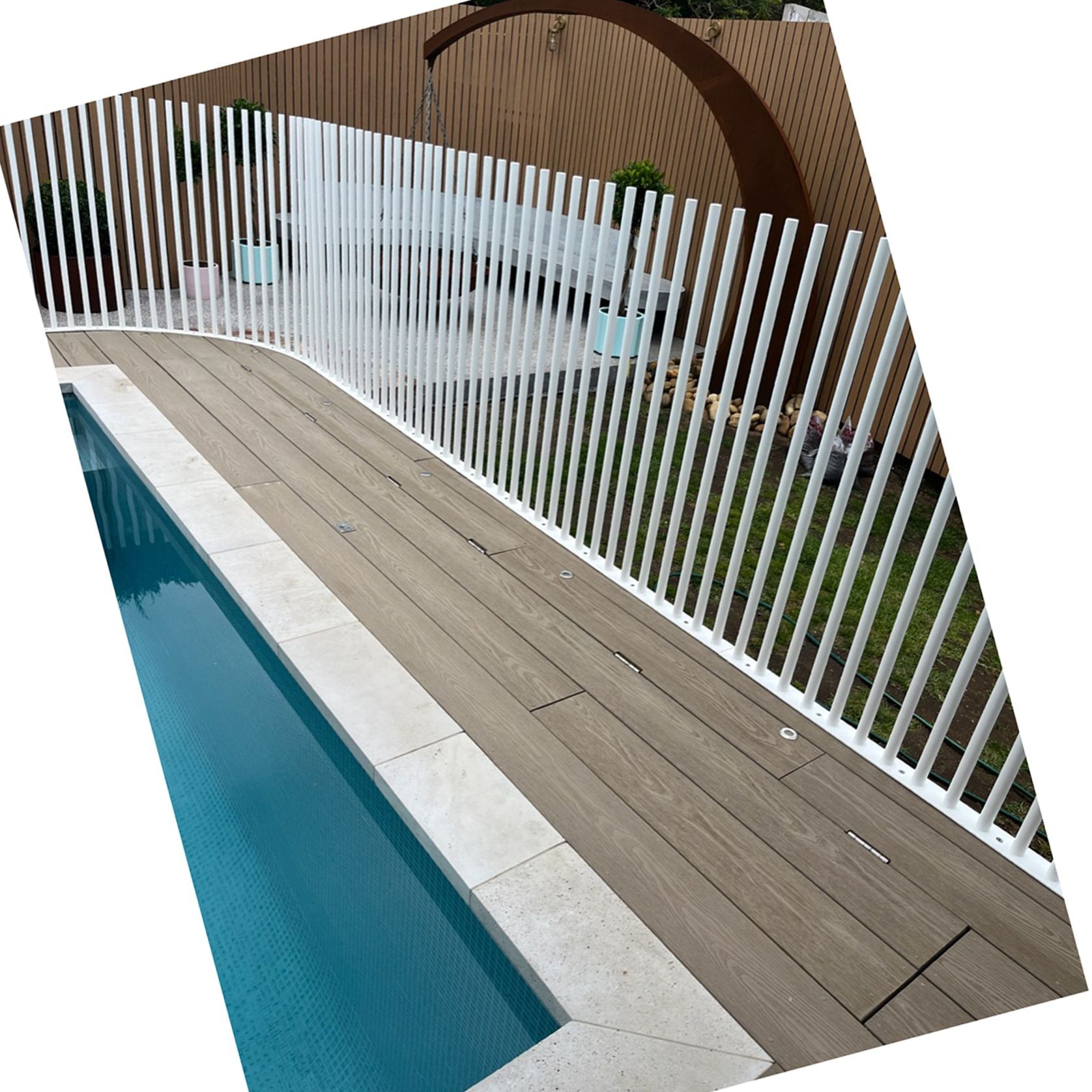 Under Deck UnderCover® Concealed Pool Cover - Powered gallery detail image