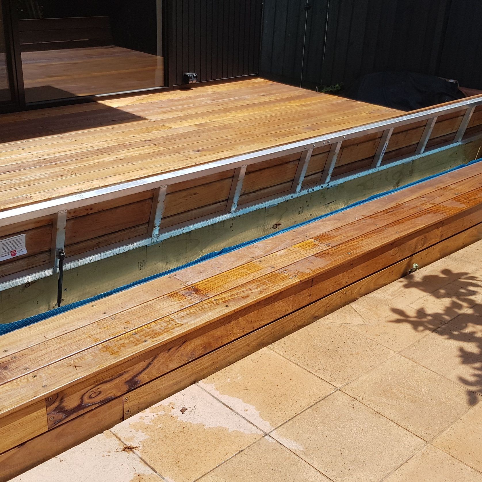 Under Deck UnderCover® Concealed Pool Cover - Powered gallery detail image