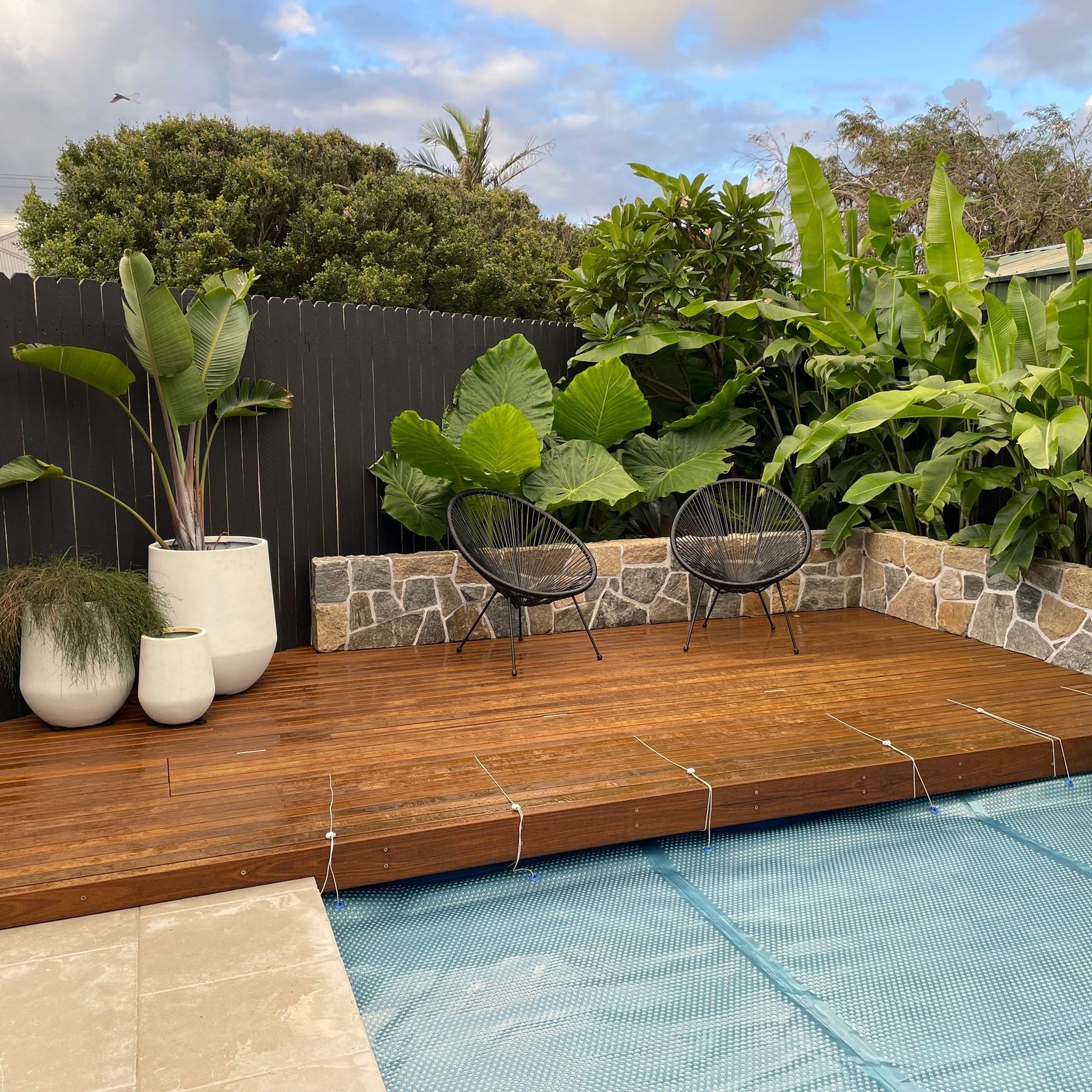Under Deck UnderCover® Concealed Pool Cover - Manual gallery detail image