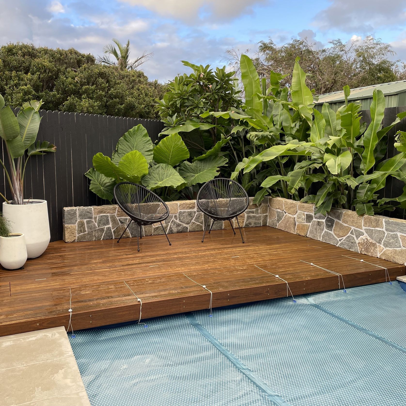 Under Deck UnderCover® Concealed Pool Cover - Manual gallery detail image