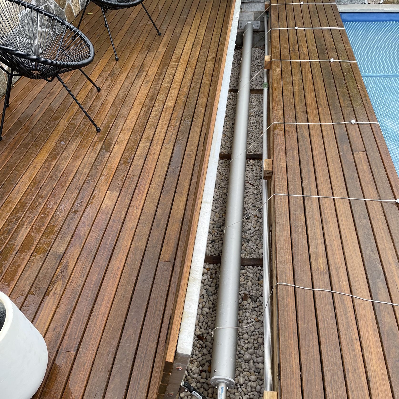 Under Deck UnderCover® Concealed Pool Cover - Manual gallery detail image