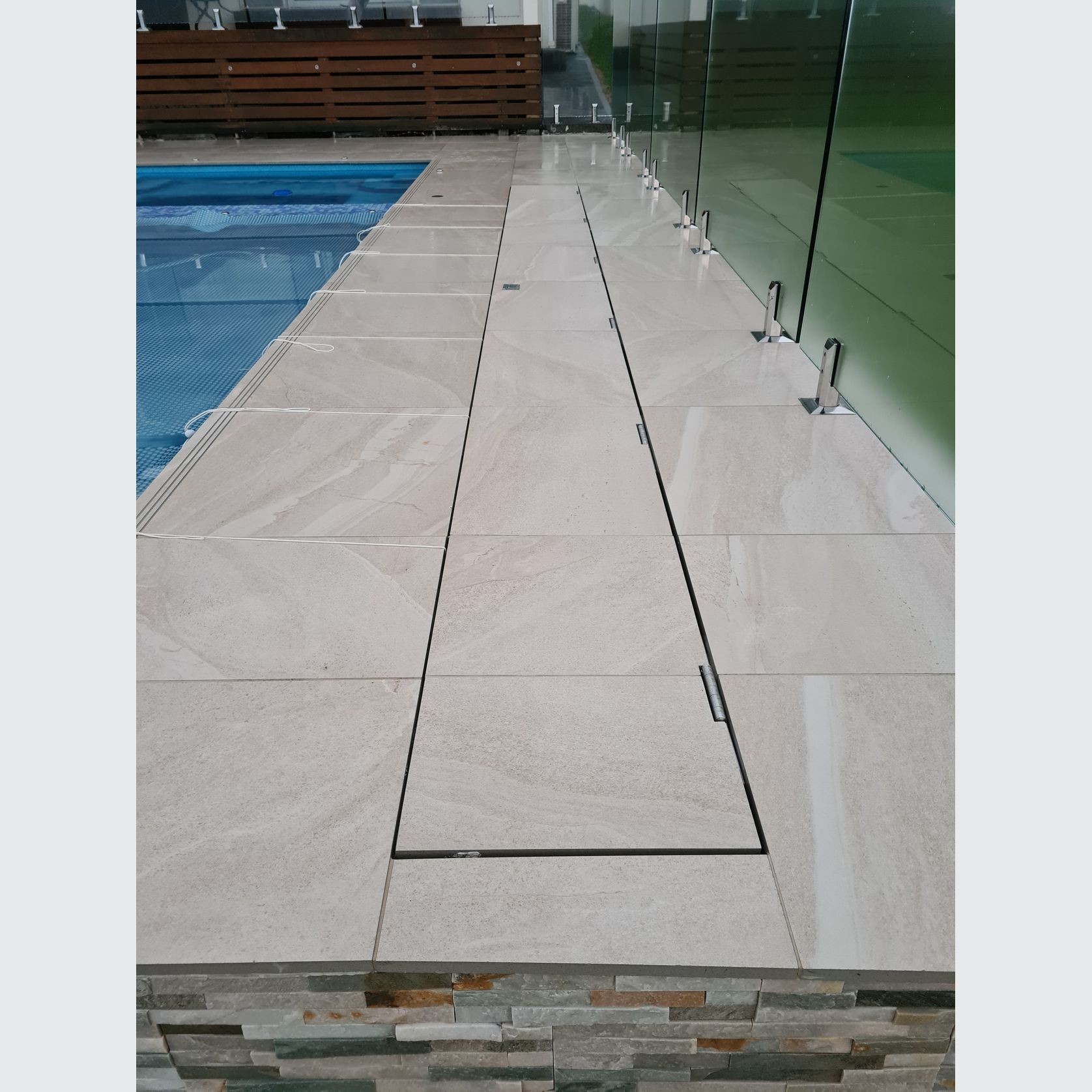 Concrete UnderCover® Concealed Pool Cover - Manual gallery detail image