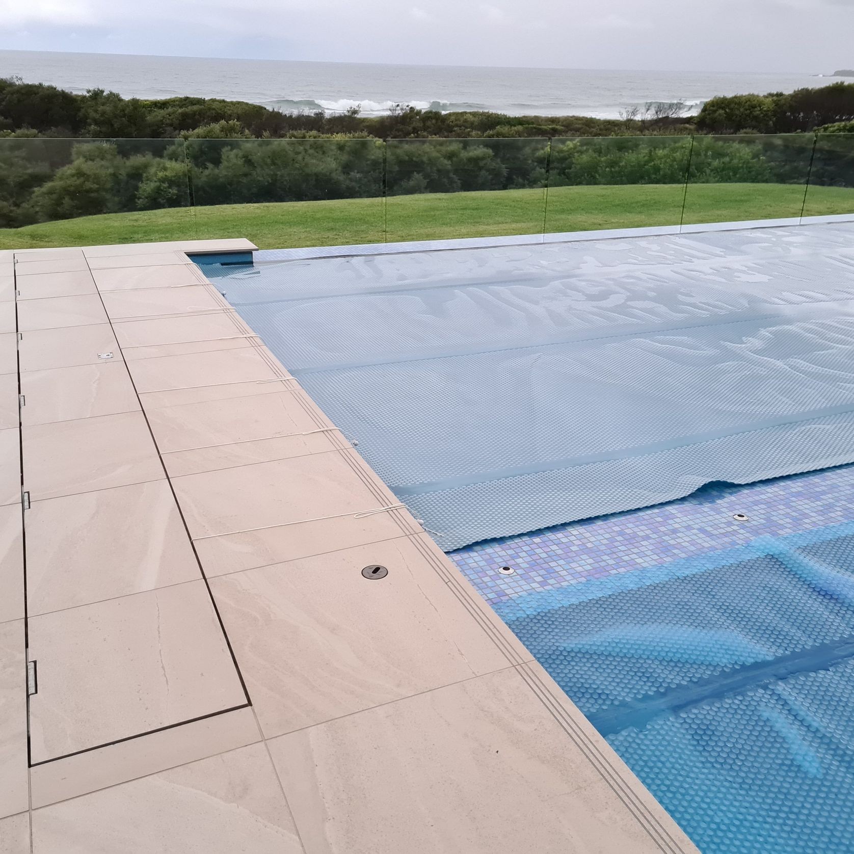 Concrete UnderCover® Concealed Pool Cover - Manual gallery detail image
