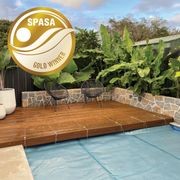 Under Deck UnderCover® Concealed Pool Cover - Powered gallery detail image