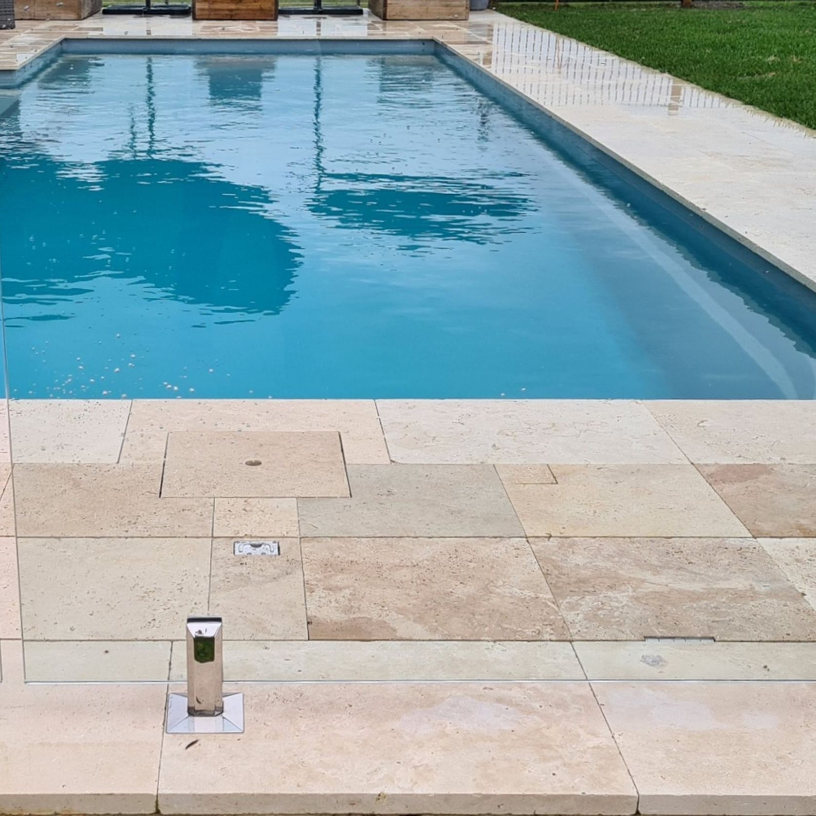 Concrete UnderCover® Concealed Pool Cover - Powered gallery detail image