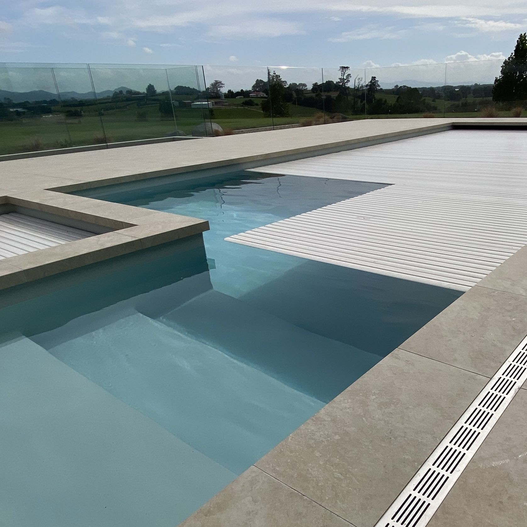 Automated Solid Slat Pool Cover gallery detail image