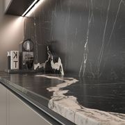 Nero Marquina Benchtop - Black Matt gallery detail image