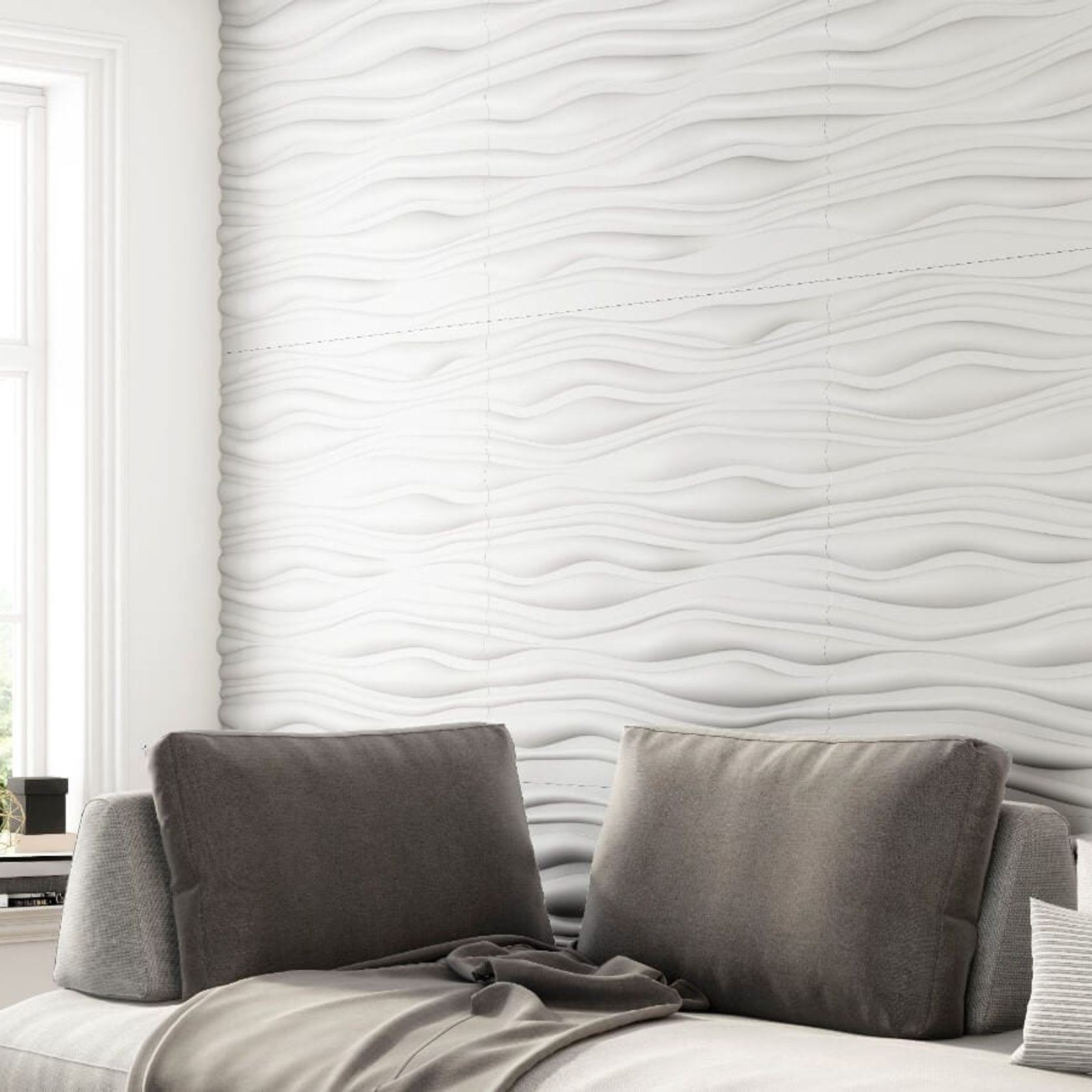 3D Magnolia Modular Wall Tile by Muros gallery detail image