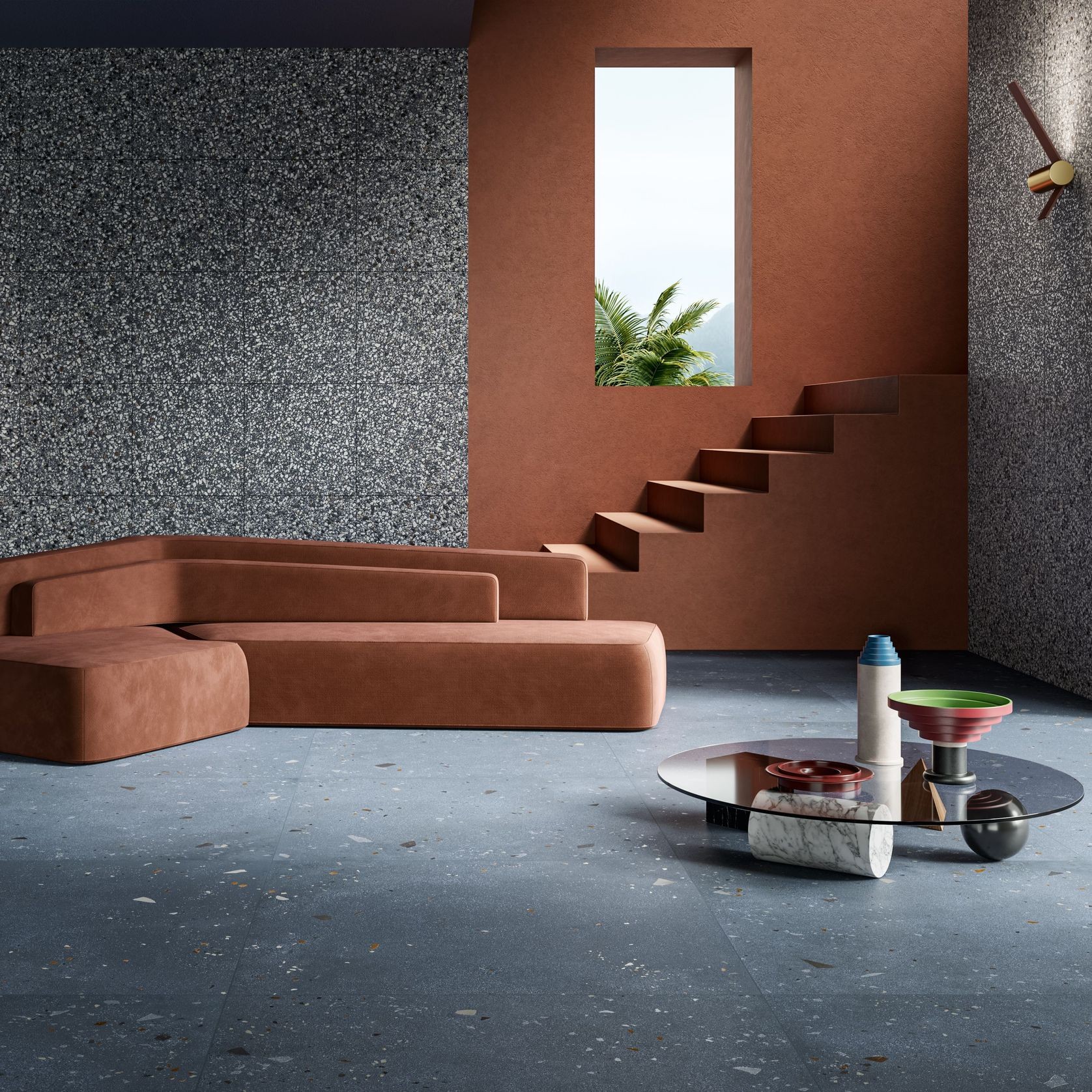 Kado Series Terrazzo Look Tiles gallery detail image