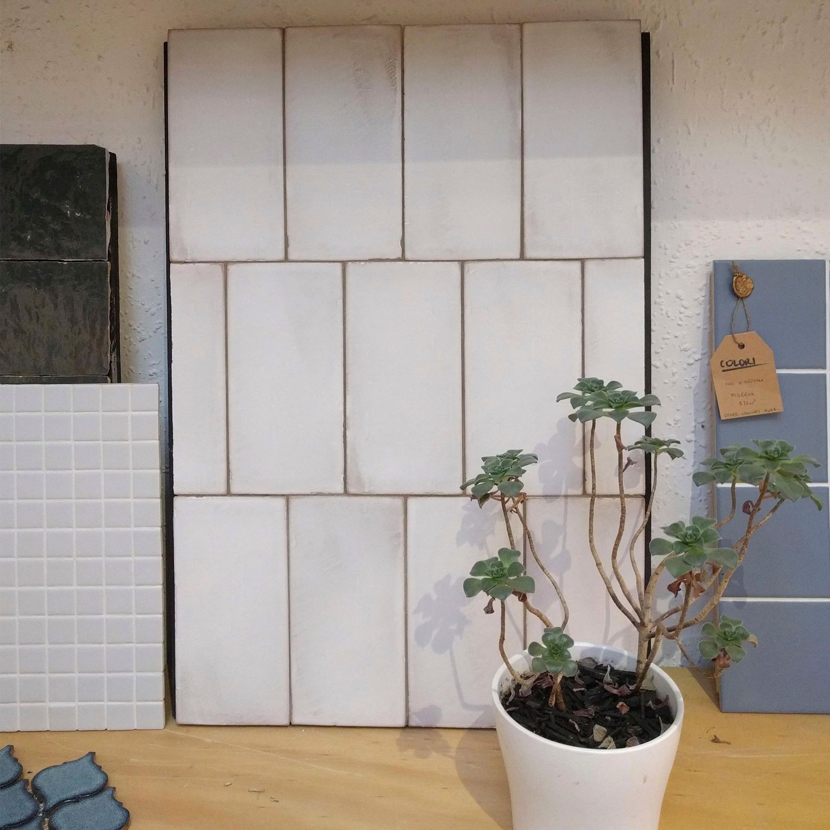 Spatula Bianco Handmade Look Tile gallery detail image