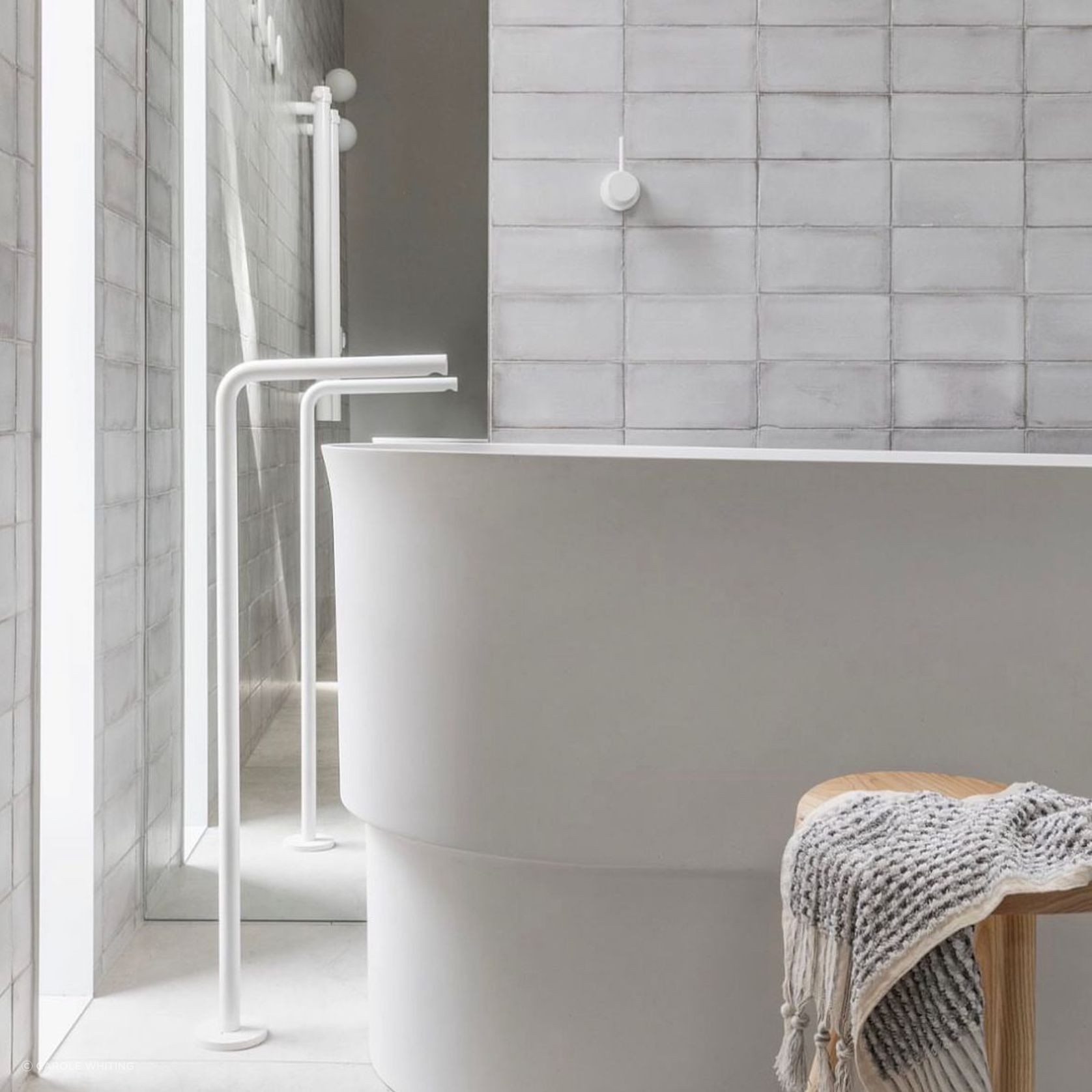 Spatula Bianco Handmade Look Tile gallery detail image