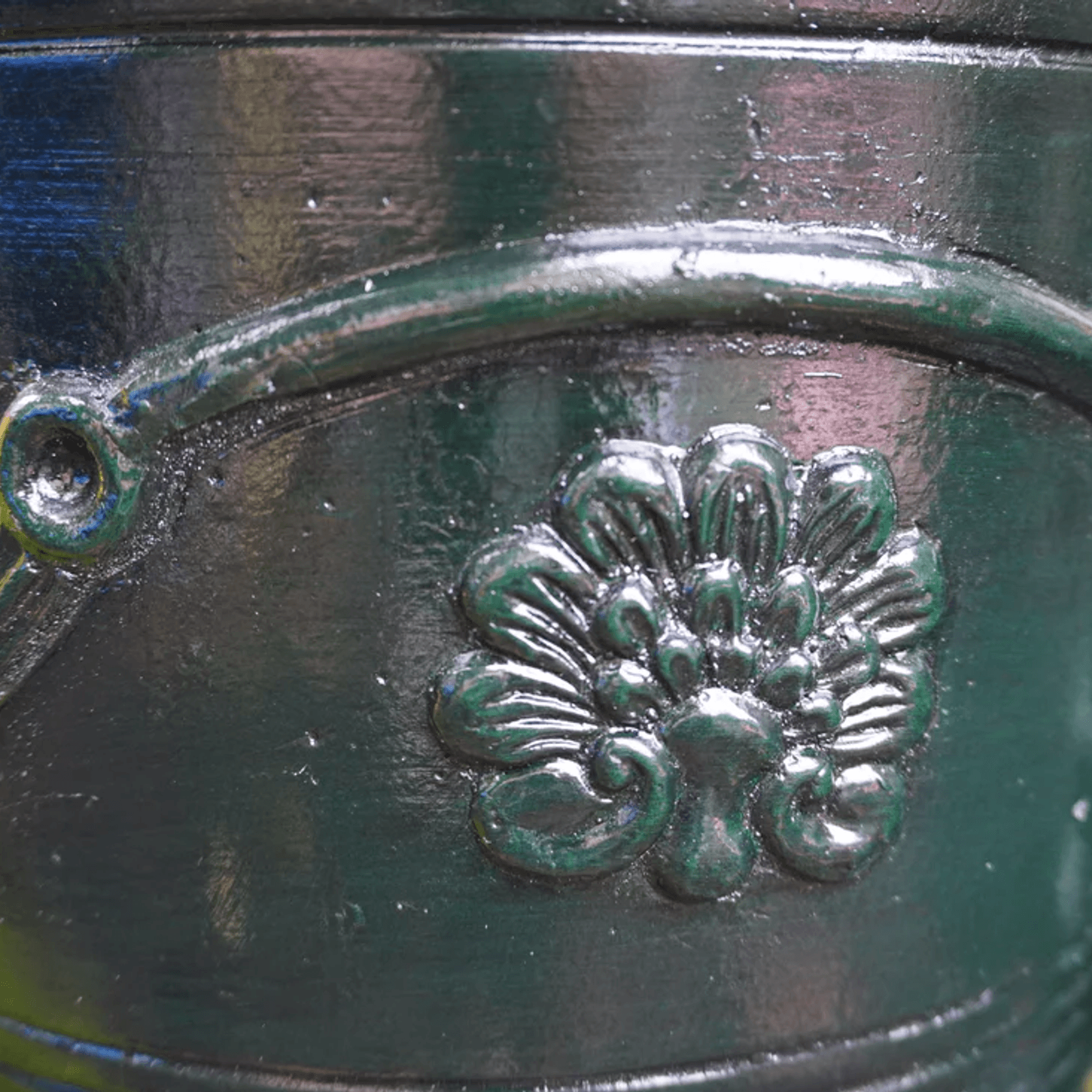 Green Glaze-Look Anduze Urn gallery detail image
