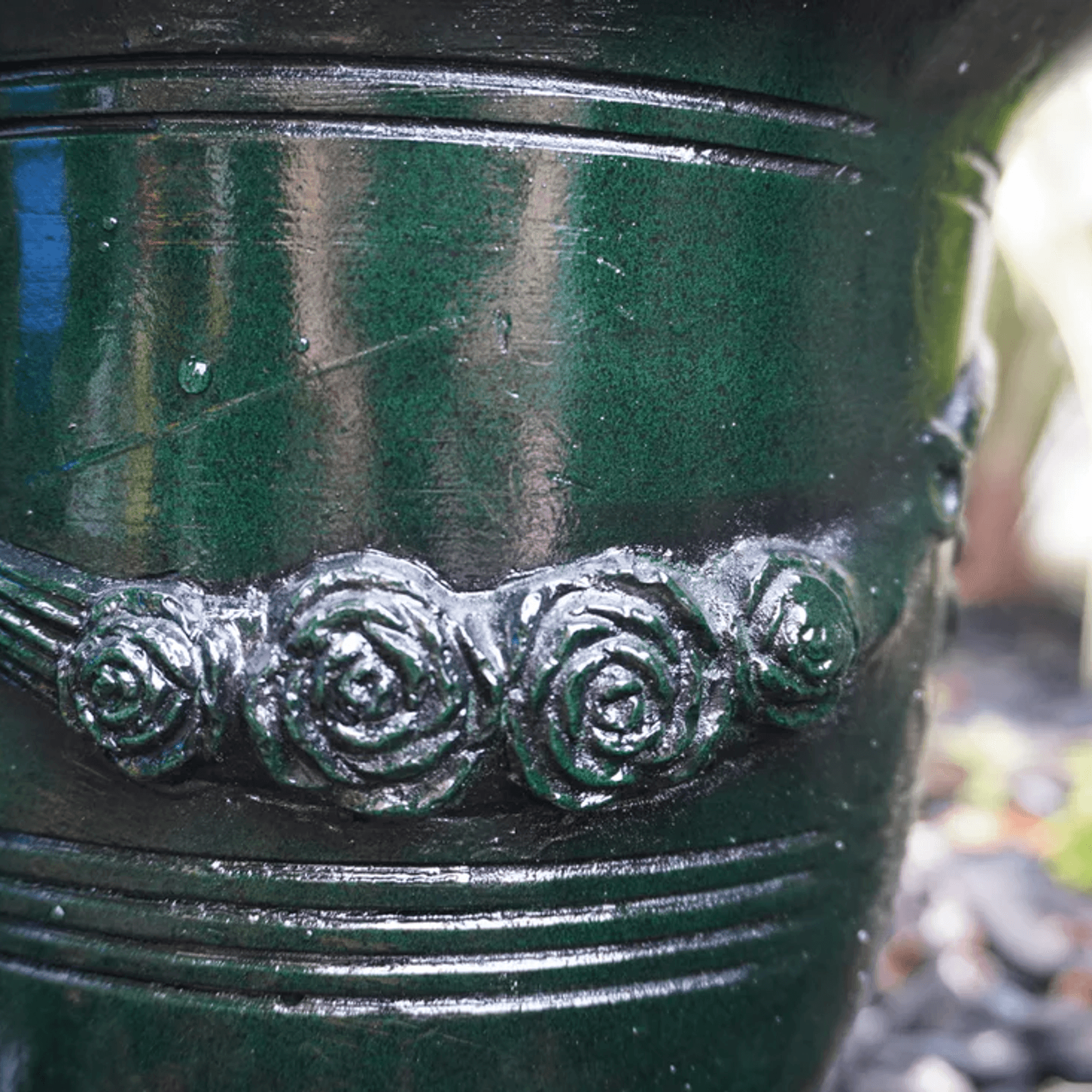 Green Glaze-Look Anduze Urn gallery detail image