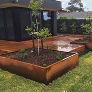 Corten Panels For Custom Planters – 550mm High. gallery detail image
