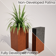 Urban Troughs - 550 mm High Corten Flatpack Planters gallery detail image