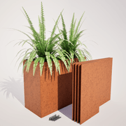 Urban Troughs - 550 mm High Corten Flatpack Planters gallery detail image