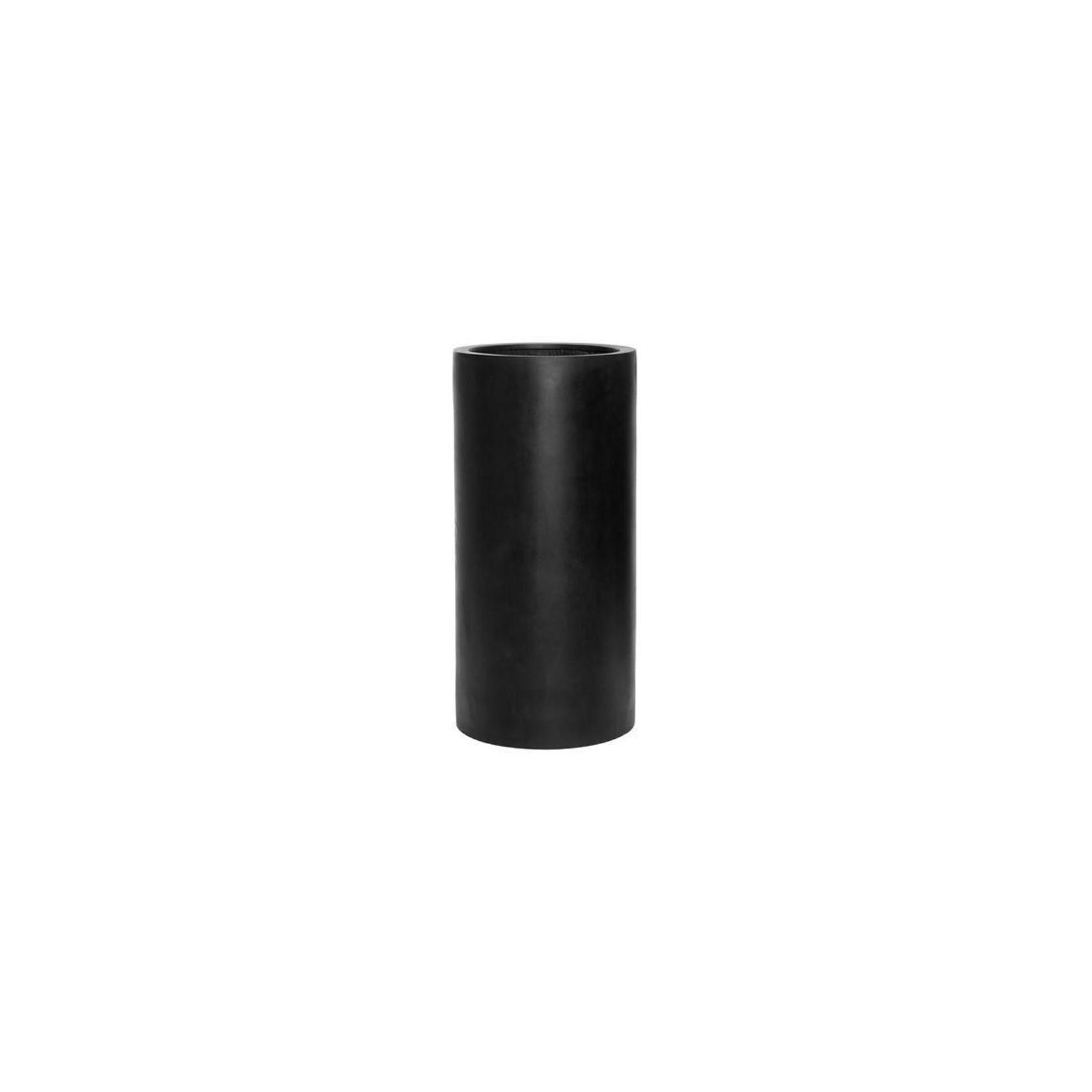 Black Cylinder 350 Planter gallery detail image