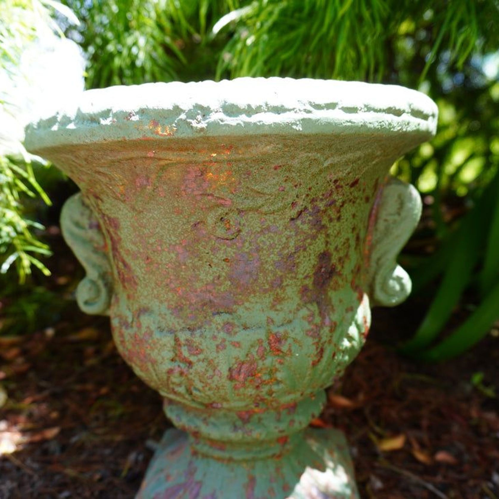 Classic Patina Pedestal Urn gallery detail image