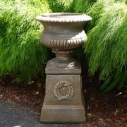 Laurel Medallion Urn & Plinth gallery detail image