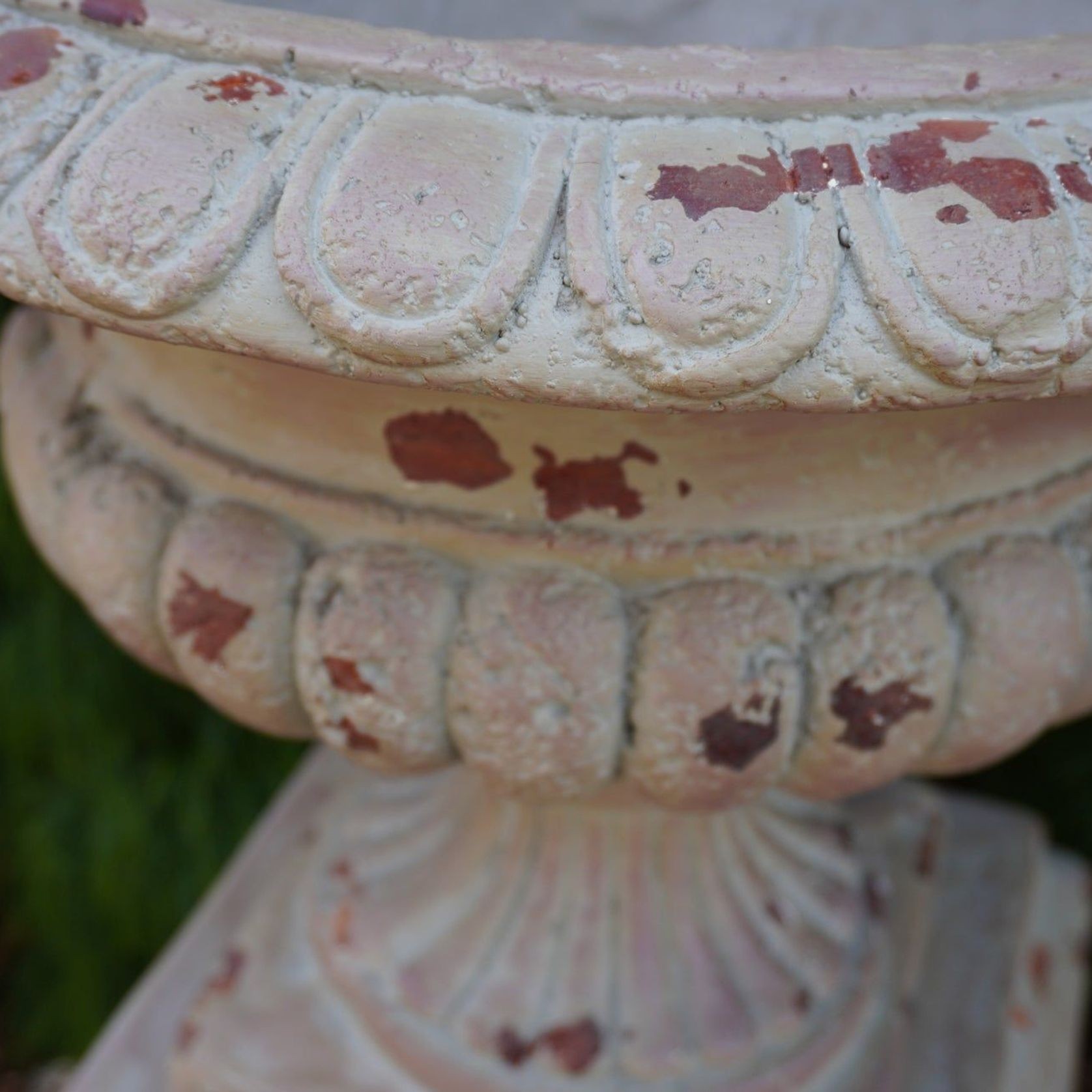 Aged Terracotta Classic Urn & Plinth gallery detail image