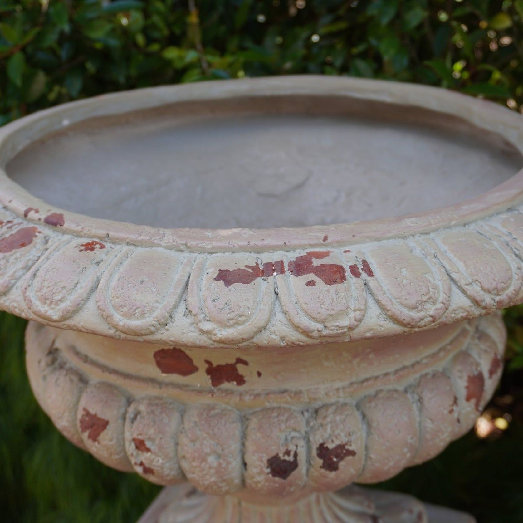 Aged Terracotta Classic Urn & Plinth gallery detail image