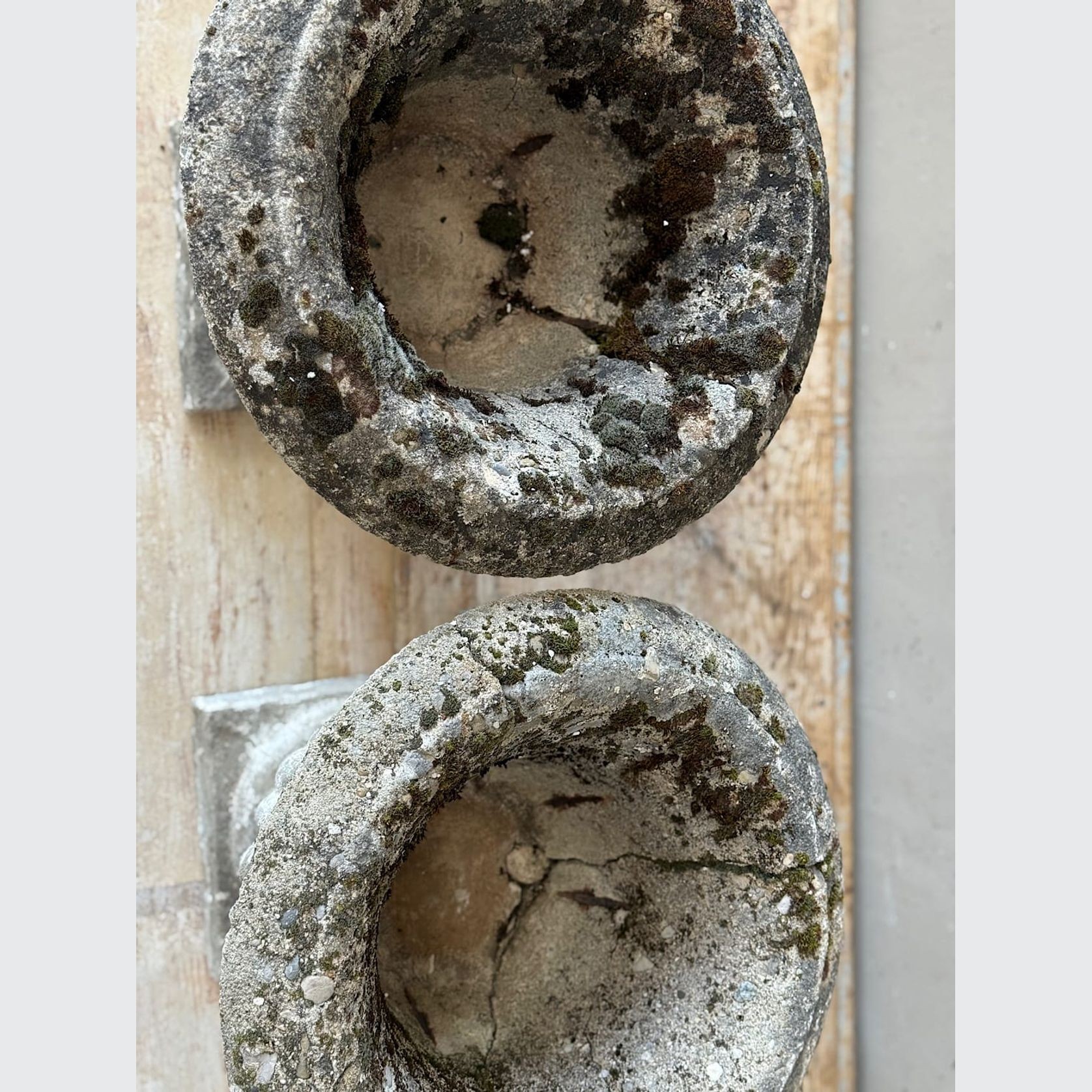 French Antique Stone Garden Urns gallery detail image