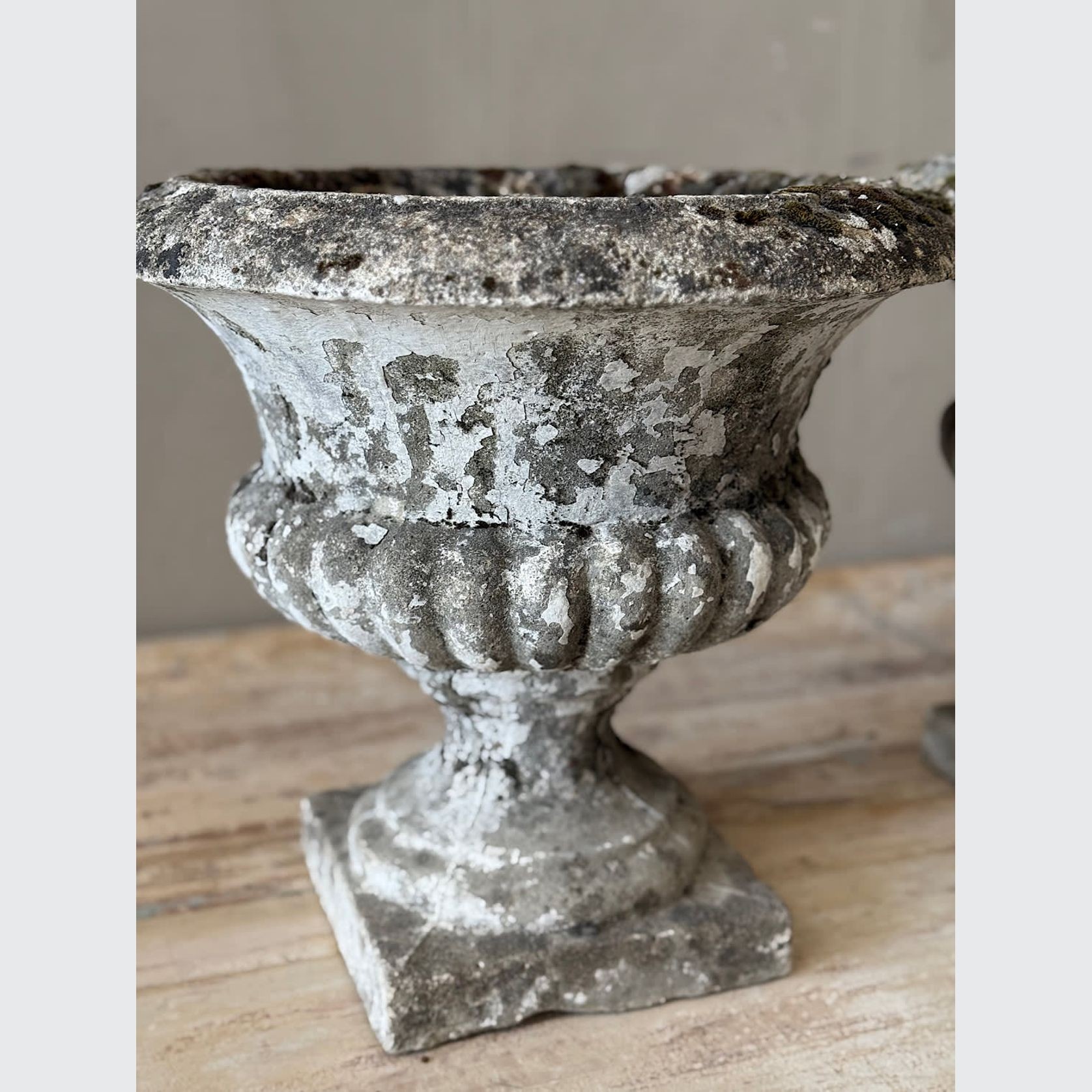 French Antique Stone Garden Urns gallery detail image