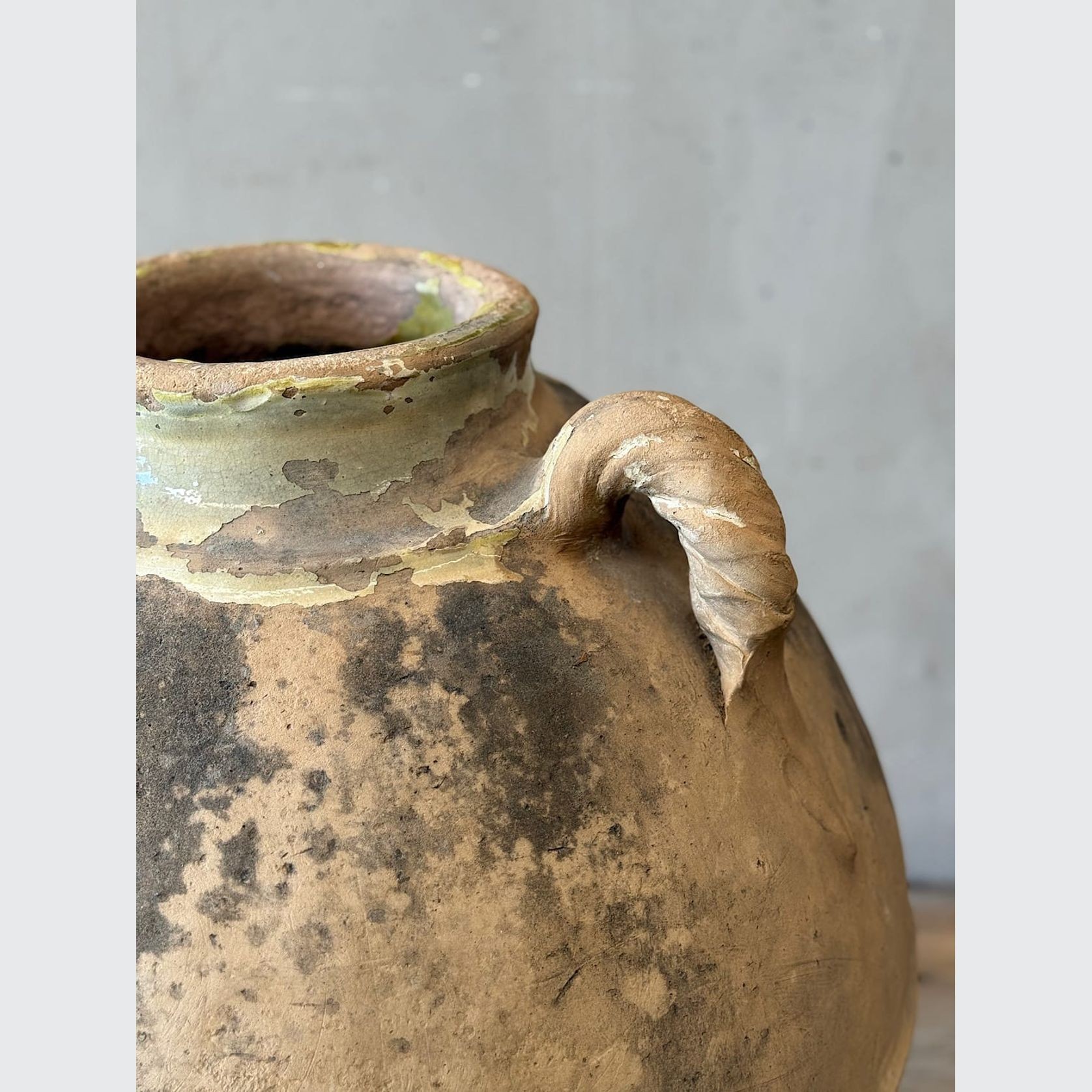 Large Antique Sicilian Terracotta Oil Jar gallery detail image