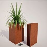 Slim Corten Steel Flatpack Planters gallery detail image