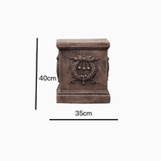 Heritage Iron-Style Floral Urn & Plinth gallery detail image