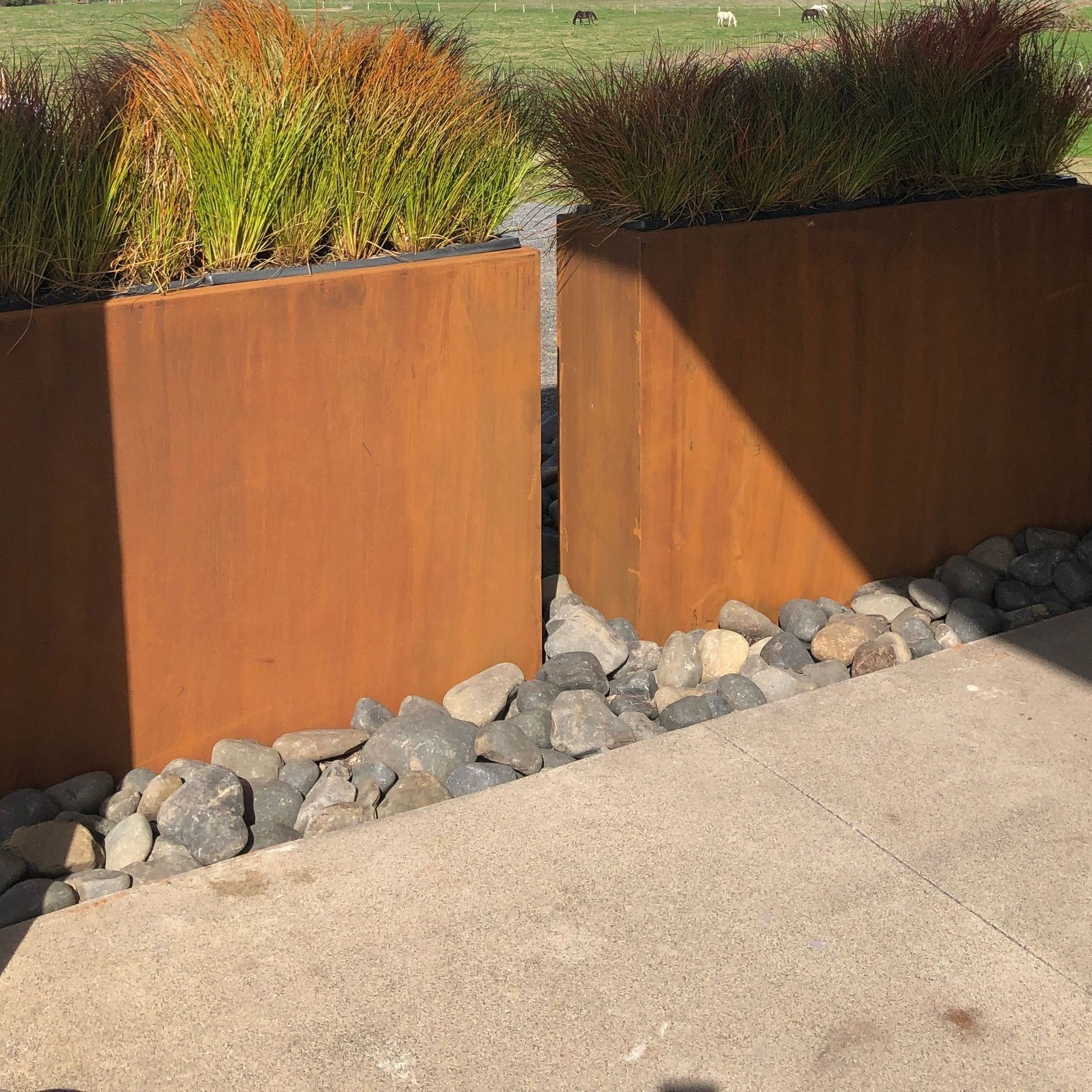 Corten Tall Trough 1200 Planter gallery detail image